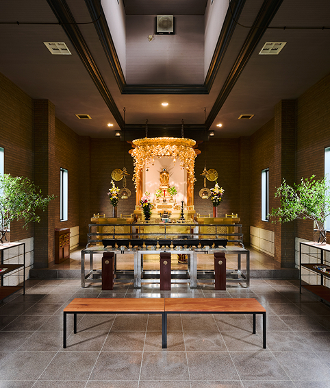 納骨堂内の写真